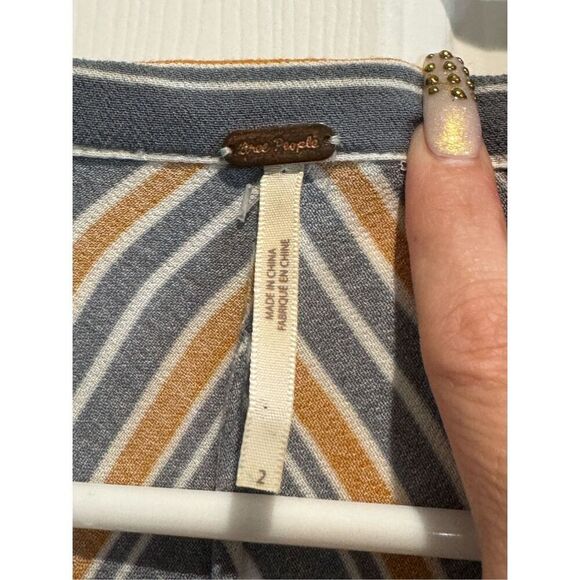 Free People Women's Mix It Up Floral Short Sleeve Ivory Combo  Mini Dress Size 2 - Picture 5 of 16